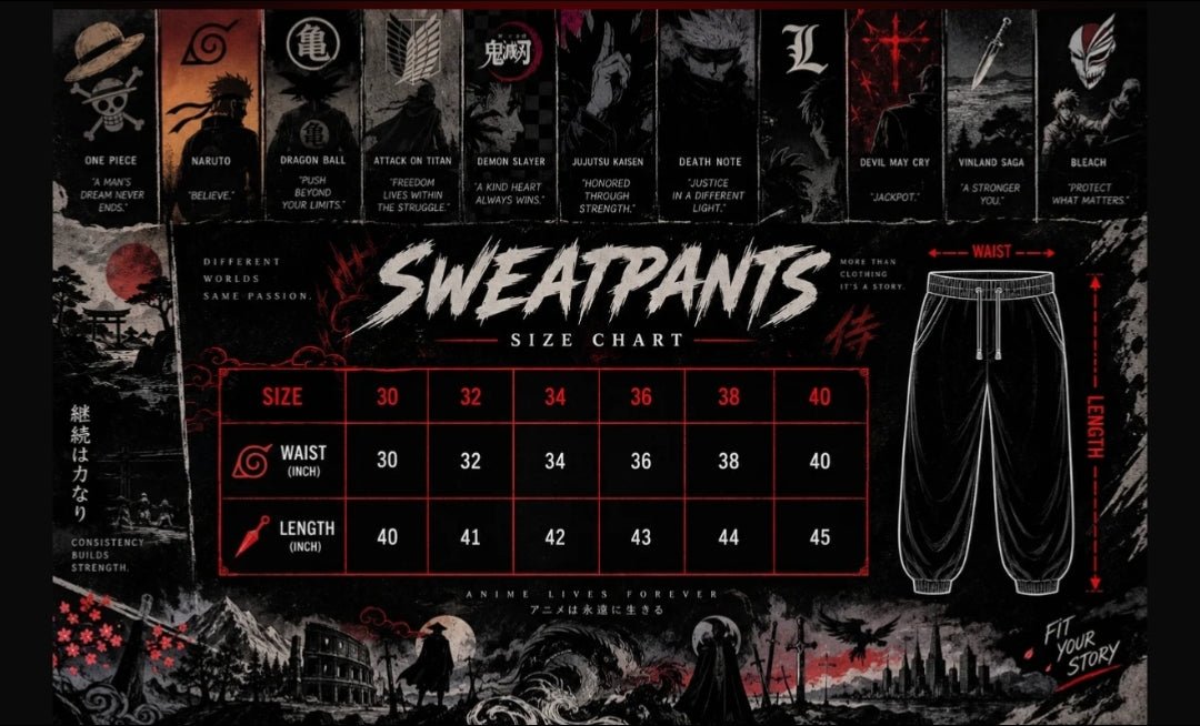 Braided Sweatpants - Infinity Sorcerer - Pals & Coze