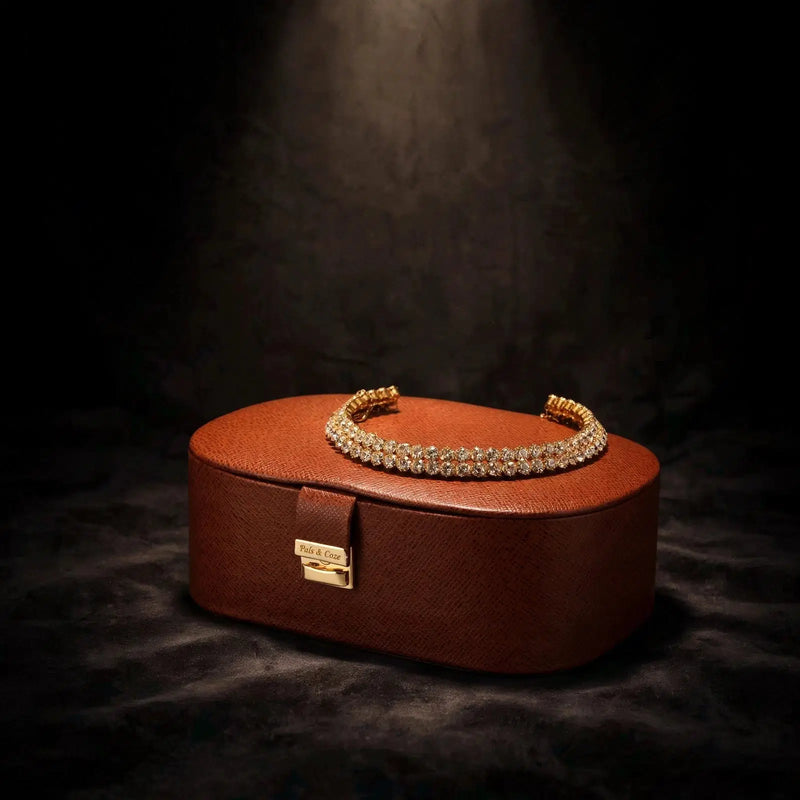 Jewellery Box III - Luxury Genuine Leather Jewellery Box - Premium Jewelry Organizer Case - Pals & Coze