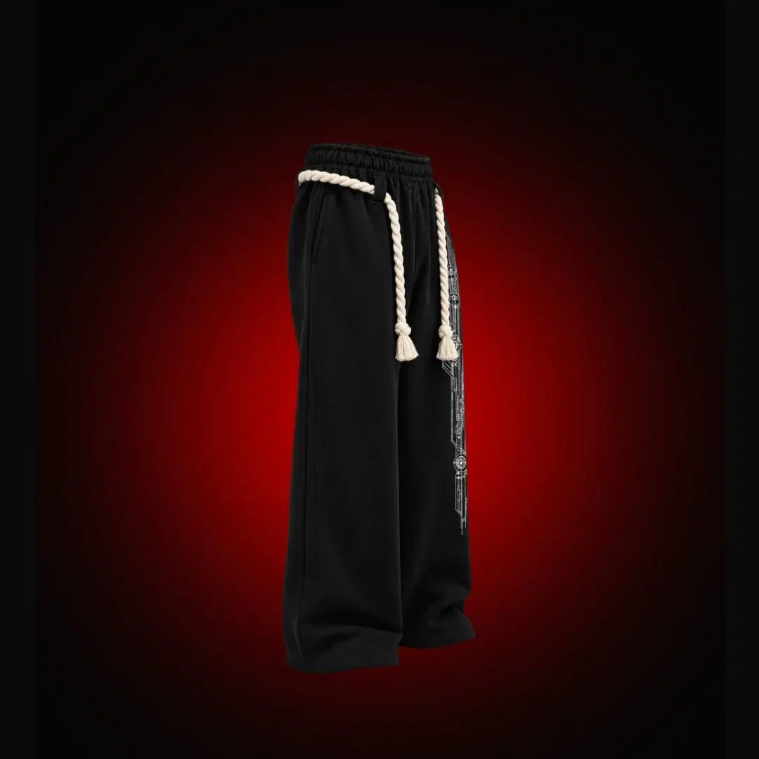 Respect Dice Baggy Sweatpants - Charcoal Edition 2026 - Gambler's Fortune Streetwear - Pals & Coze