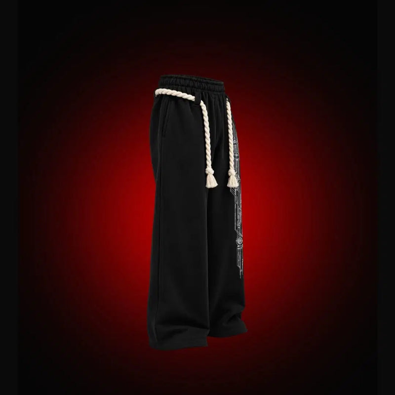 Respect Dice Baggy Sweatpants - Charcoal Edition 2026 - Gambler's Fortune Streetwear - Pals & Coze
