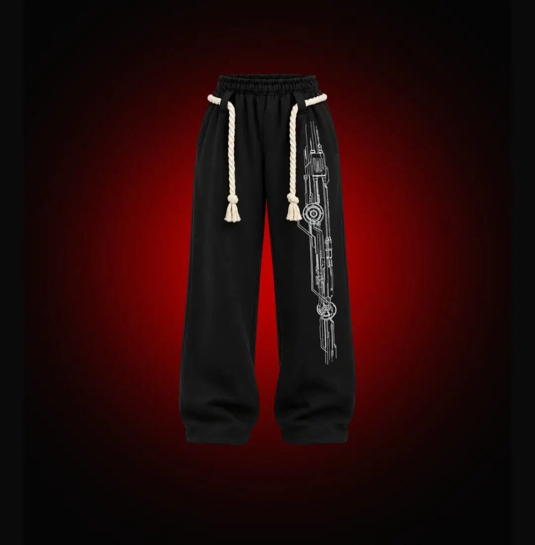 Respect Dice Baggy Sweatpants - Charcoal Edition 2026 - Gambler's Fortune Streetwear - Pals & Coze