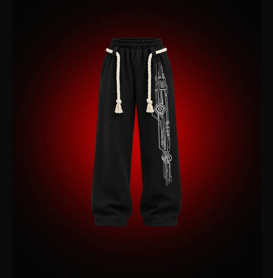 Respect Dice Baggy Sweatpants - Charcoal Edition 2026 - Gambler's Fortune Streetwear - Pals & Coze