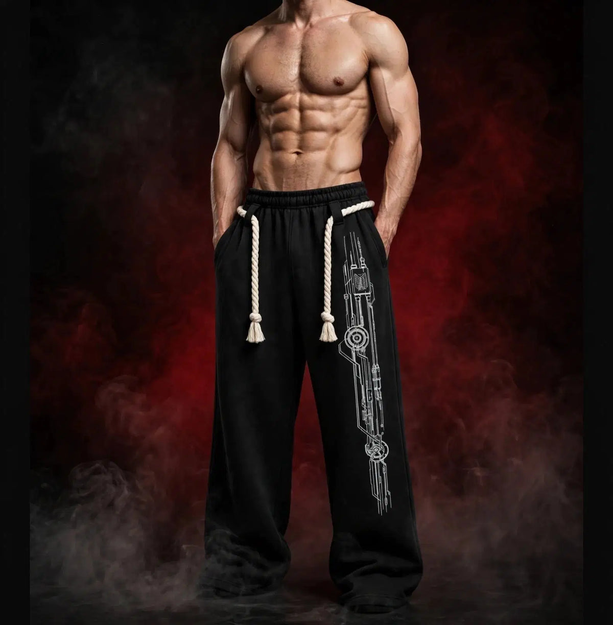 Respect Dice Baggy Sweatpants - Charcoal Edition 2026 - Gambler's Fortune Streetwear - Pals & Coze