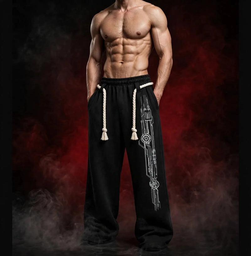 Respect Dice Baggy Sweatpants - Charcoal Edition 2026 - Gambler's Fortune Streetwear - Pals & Coze
