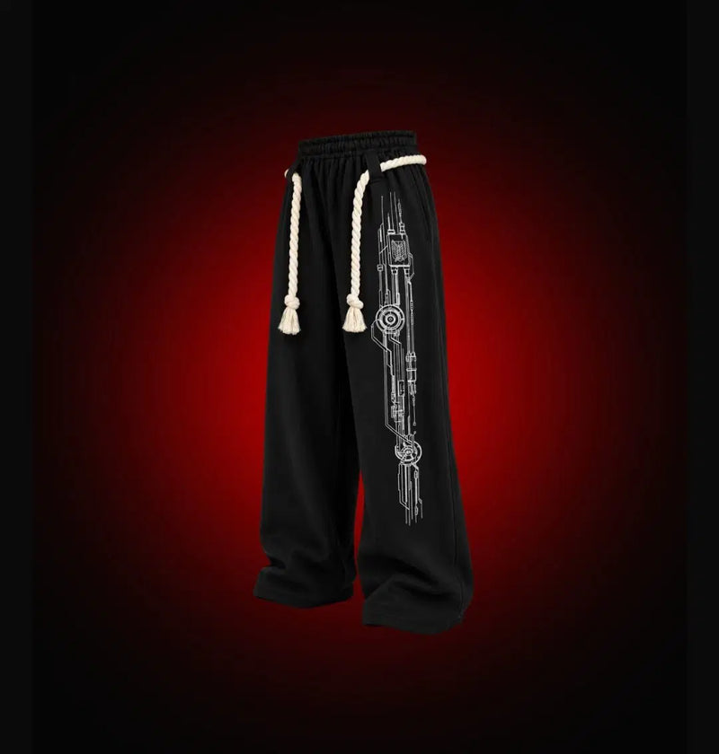 Respect Dice Baggy Sweatpants - Charcoal Edition 2026 - Gambler's Fortune Streetwear - Pals & Coze