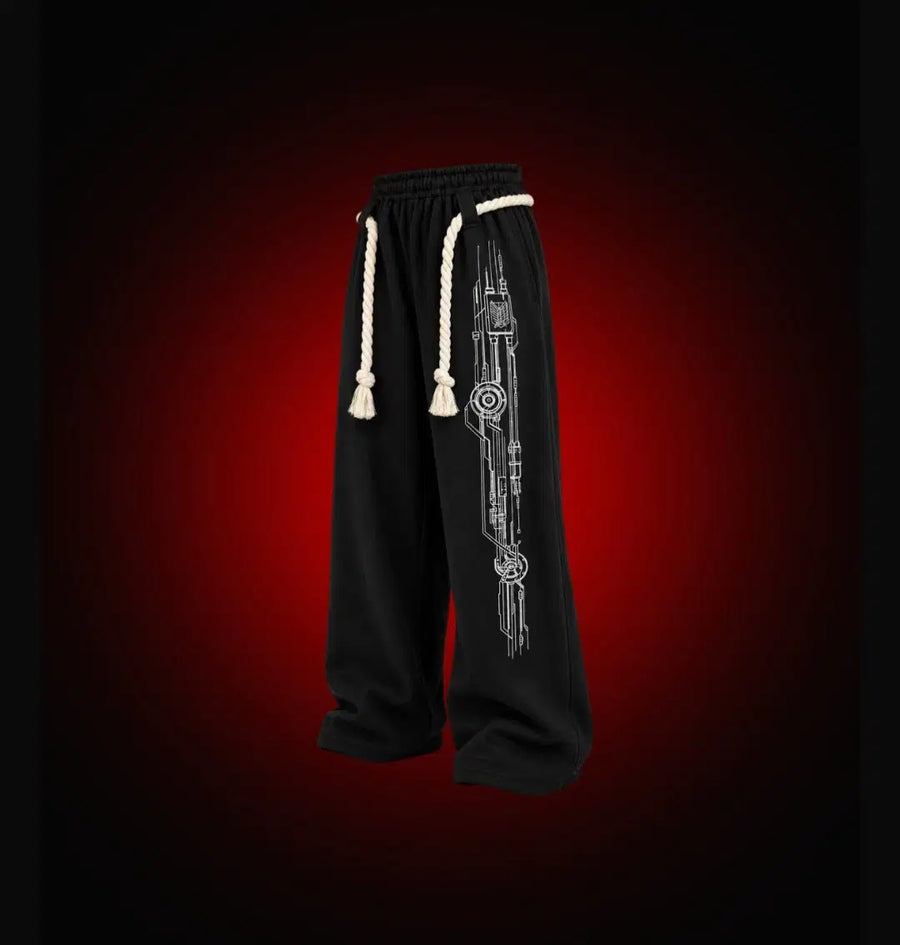 Respect Dice Baggy Sweatpants - Charcoal Edition 2026 - Gambler's Fortune Streetwear - Pals & Coze
