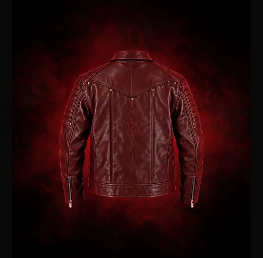 The Demon Hunter Burgundy Leather Jacket! - Pals & Coze