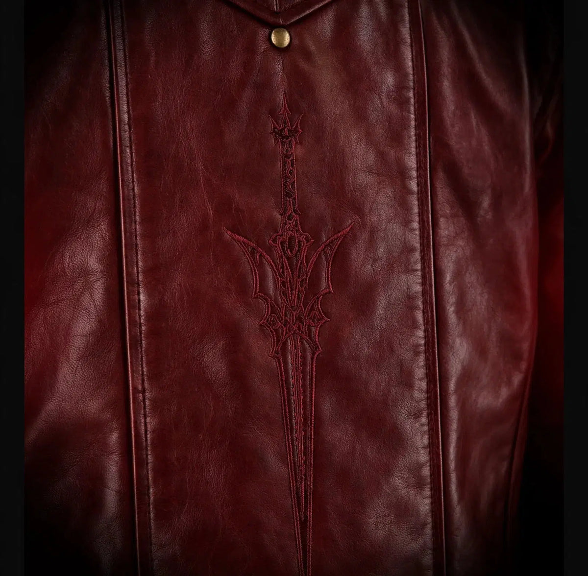 The Demon Hunter Burgundy Leather Jacket! - Pals & Coze