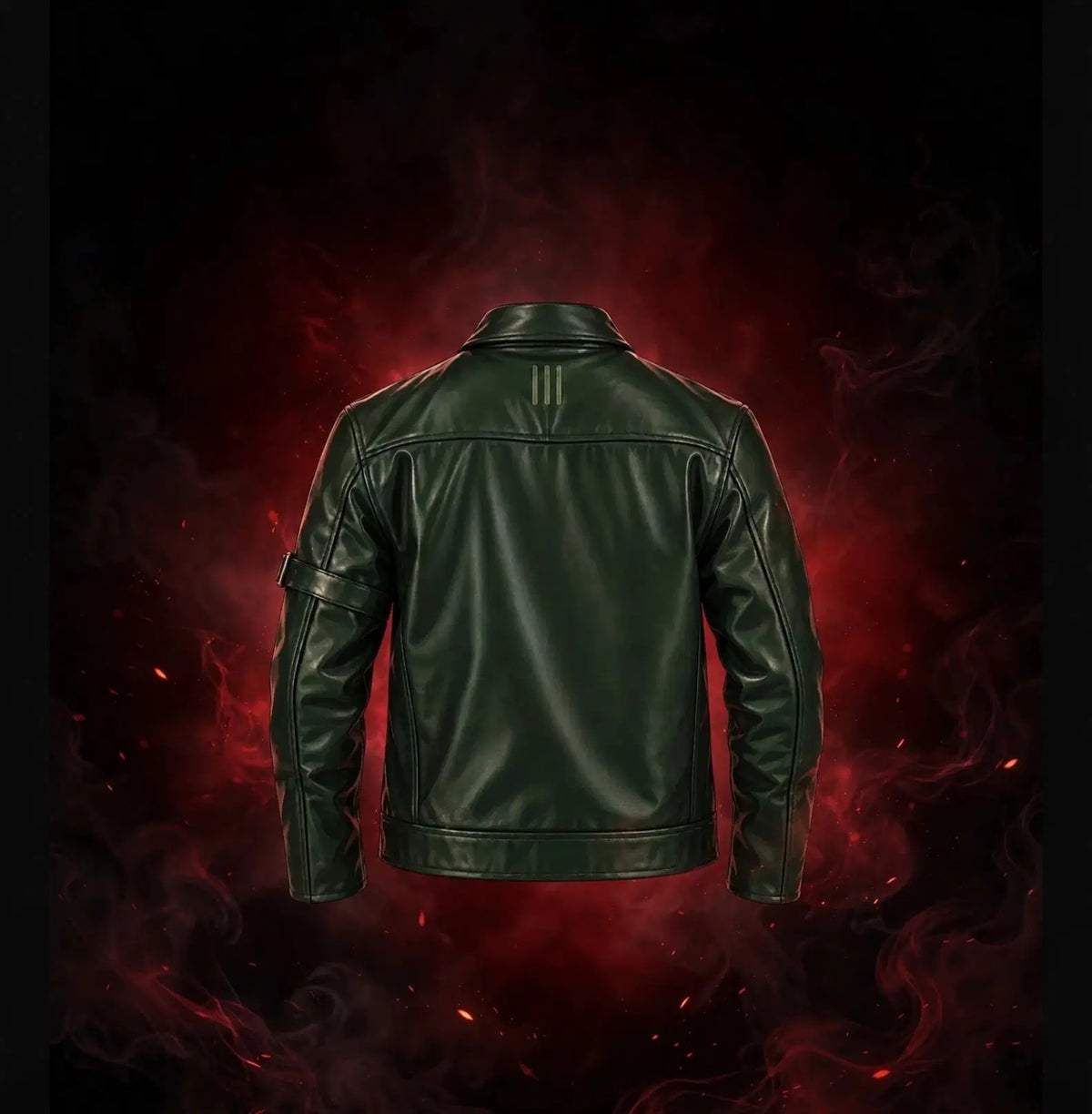 The Lost Swordsman Green Leather Jacket! - Pals & Coze