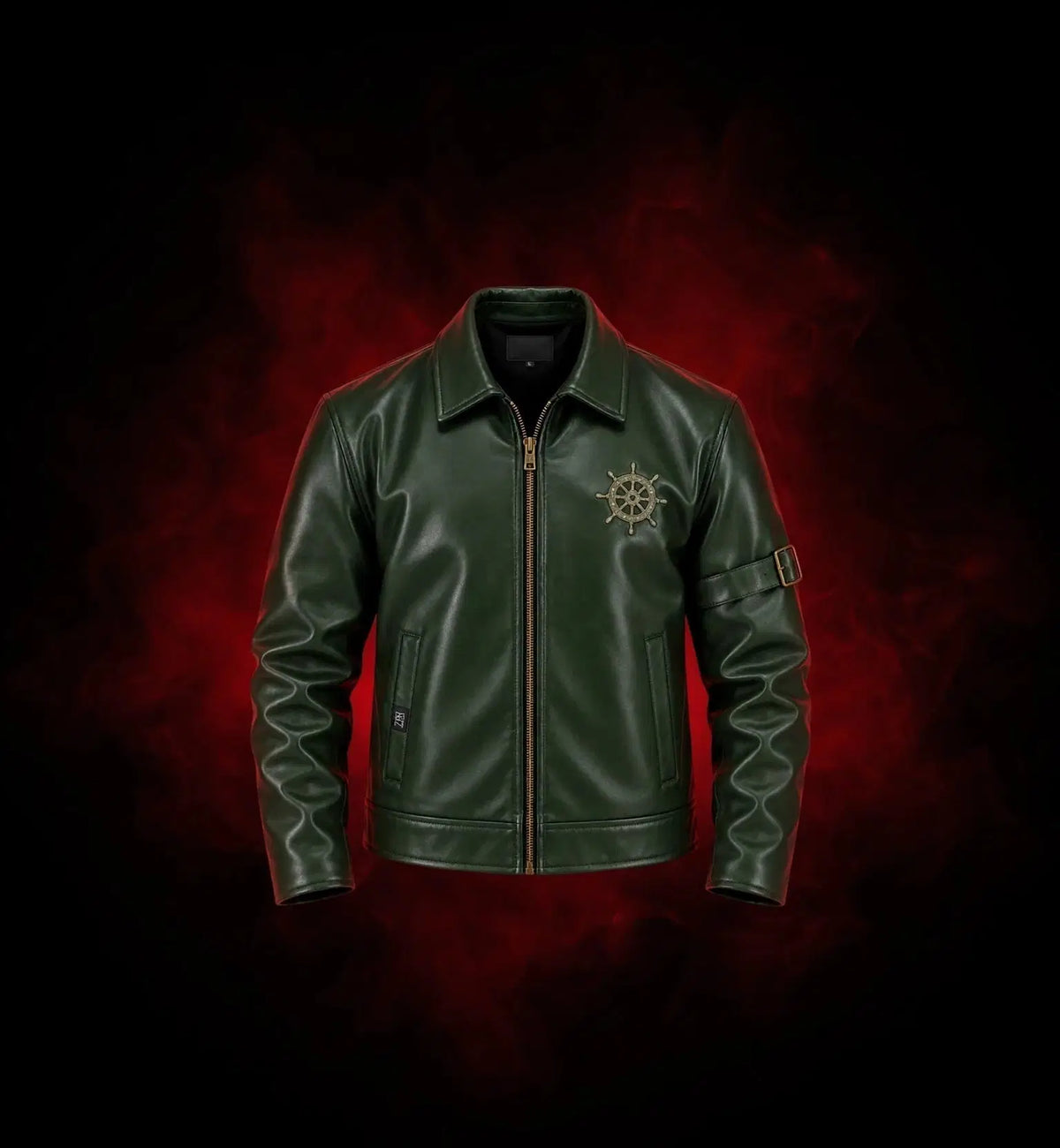 The Lost Swordsman Green Leather Jacket! - Pals & Coze