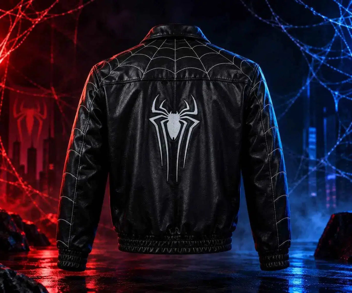 The Night Hunter Unisex Leather Bomber jacket. - Pals & Coze