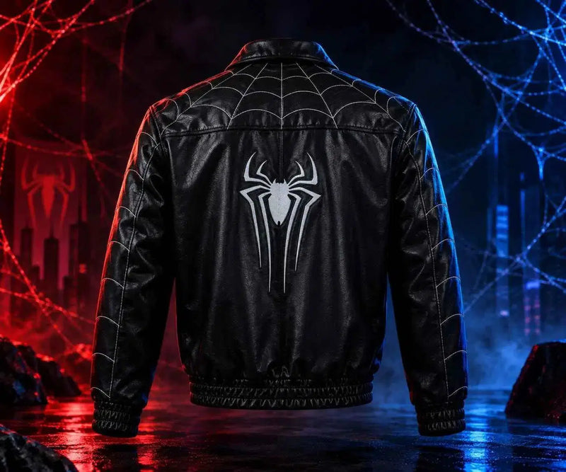 The Night Hunter Unisex Leather Bomber jacket. - Pals & Coze